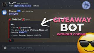 Create a Discord Giveaway Bot Without Coding 247 Hours Online