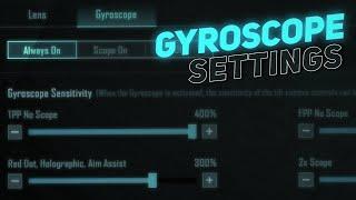 BGMI Gyroscope Settings  HOW TO LEARN GYROSCOPE IN BGMI & PUBG MOBILE  Gyroscope Settings