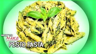 طرز تهیه پاستای پستو ایتالیایی با سس پستو خانگی   How To Make Italian Pesto Pasta