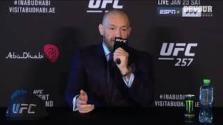 UFC 257 Conor McGregor Post-fight Press Conference