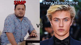 Simp vs Very handsome man PSL God