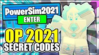 2021 ALL *NEW* SECRET OP CODES Power Simulator 2 Roblox