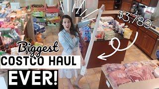  *ENORMOUS* $3789 COSTCO HAUL Large Family Grocery Haul Bulk Food for Long Term Food Storage