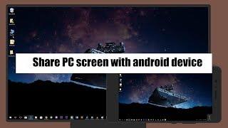 Control your PC with android device  Share your PC screen with android device
