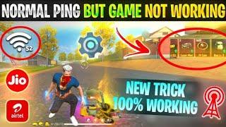 Free fire ping normal but not working  free fire network problem jio sim  free fire ping problem