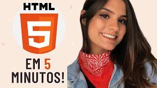 5 MINUTOS DE HTML PARA INICIAR EM PROGRAMAÇÃO