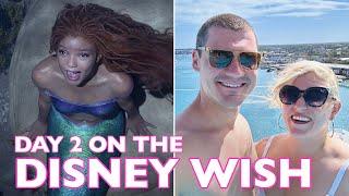 The BEST 2nd Day On The DISNEY WISH  Pirate Night Frozen Palo Little Mermaid AR Cruise Line