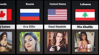 Most Beautiful Pornstars From Different Countries 2022