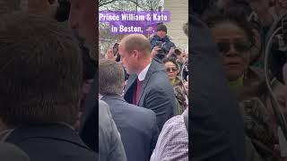 Prince William and Kate visit Boston USA.