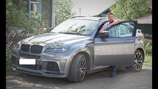 Непростая установка обвеса HAMANN. Tuning на BMW X6 в Томске перезалив