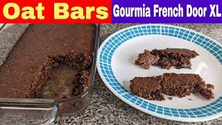 Chocolate Peanut Butter Oat Bars Recipe Gourmia French Door XL