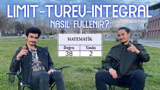 LİMİT TÜREV İNTEGRAL NASIL FULLENİR ?  ÖZEL TAVSİYELER  LTİ  TYT AYT YKS