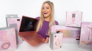  NEW Quartz Pink Razer Blade Laptop + Accessories Unboxing