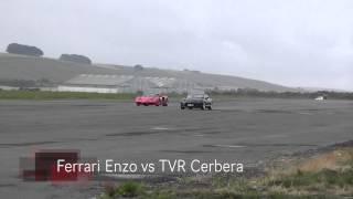 VMax Wilton 2013 - Ferrari Enzo vs Supercharged TVR Cerbera
