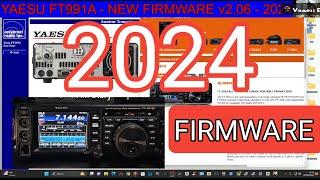 YAESU FT991A - NEW FIRMWARE v206 JUNE 2024 FULL INSTALL Replaced 18th June 2024 v2.07