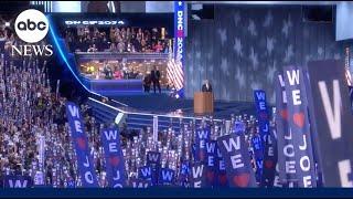 Joe Biden receives standing ovation at DNC