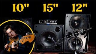 10 vs 15 vs 12 Does bass speaker size matter?