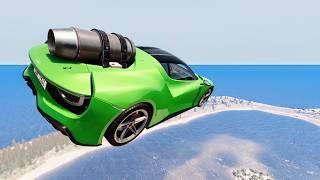 Epic High Speed Car Jumps #281 – BeamNG Drive  CrashBoomPunk