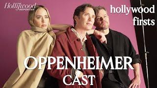 Oppenheimer Cast Play Hollywood Firsts Cillian Murphy Emily Blunt & Matt Damon Share First Times