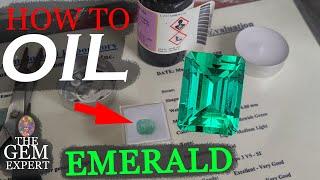 How to oil emerald gemstones at home
