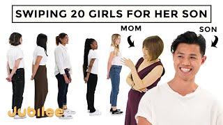 Mom Swipes 20 Girls for Her Son  Versus 1