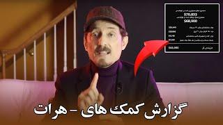 Farhad Darya  Herat Campaign Report - گزارش کمک‌های هرات - فرهاد دریا