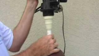 Removing Water Softener Valve from Tank  standard threaded tank 