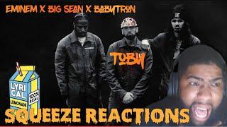 Eminem - Tobey feat. Big Sean & BabyTron Official Music VideoSqueeze Reaction