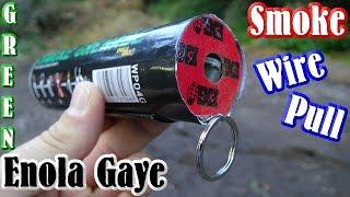 Enola Gaye Smoke Grenade - GREEN - Wire Pull HQ