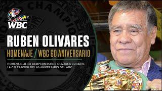 Ruben Olivares homenaje en el 60 Aniversario WBC