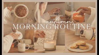 FALL MORNING ROUTINE  a cosy crisp autumn morning aesthetic