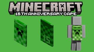 How to get the Minecraft 15th Anniversary Cape for Bedrock & Java
