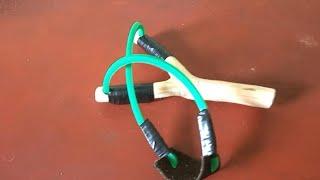 how to make slingshot at home easy with simple things DIY trigger