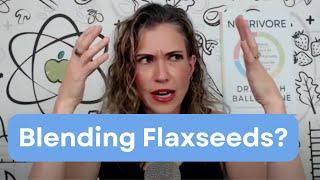 Do Flaxseeds Hold Up In A Smoothie?