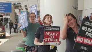 American Airlines flight attendants willing to go on strike if no deal is reached