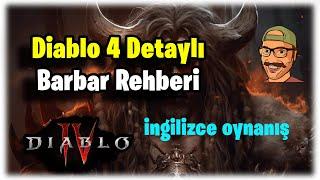 Diablo 4 Detaylı Barbar Rehberi - Whirlwind 2h sword + 2h mace ve hota buildler türkçe