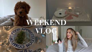 WEEKEND VLOG på date med min kæreste får farvet hår & venindehygge