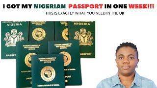 Step-by-Step Guide Renewing and Applying for a New Nigerian Passport in the UK