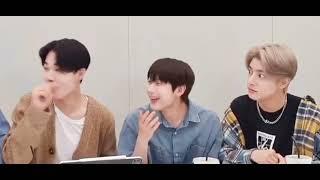 220619 enhypen vlive  niki sunoo & jakes reaction to jungwon