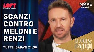 Scanzi contro Meloni e Renzi