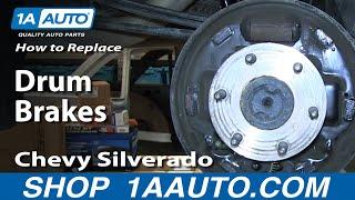 How to Replace Brake Drums 09-13 Chevy Silverado 1500 Truck