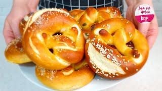 Pretzels like in a bakery Very tasty and rosy. I know how to surprise a family ...