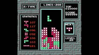 TAS NES Tetris Fastest Crash% Version 3.0