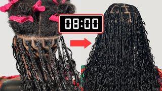 How Long Should Knotless Braids ACTUALLY Take? Are You A Slow Braider?