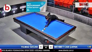 YILMAZ ÖZCAN vs MEHMET CAN ÇAPAK  3 BANT BİLARDO ŞAMPİYONASI 2.ETAP 20221  3 Cushion Billiards 당구