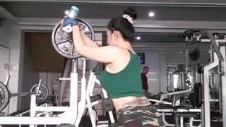 intip tante kimaya agata lagi fitnes 