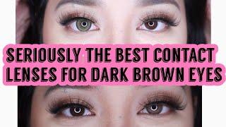 Best contact lenses for brown eyes just4kira try on and review 4 colors
