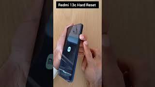 Redmi 13c Hard Reset  Redmi Pattern Unlock Without PC
