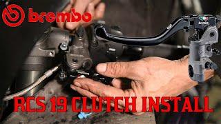 BREMBO RCS 19 RADIAL CLUTCH MASTER CYLINDER ZX14R INSTALL