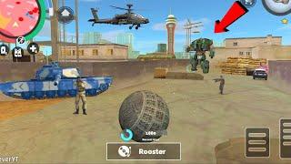 Vegas Crime Simulator Car Ball Hit to Mi-17V5 Helicopter Ball Enter in Base - Android Gameplay HD